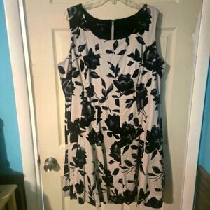 Black and White floral dress